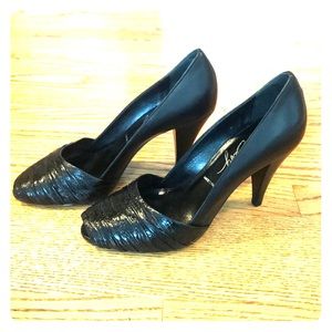 Miss Sixty Vintage Style Leather 3” Heels Size 39